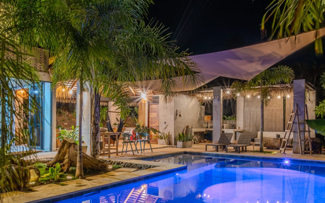 Casa Ceiba. Residencia de playa en alquiler – Surf City, La Libertad